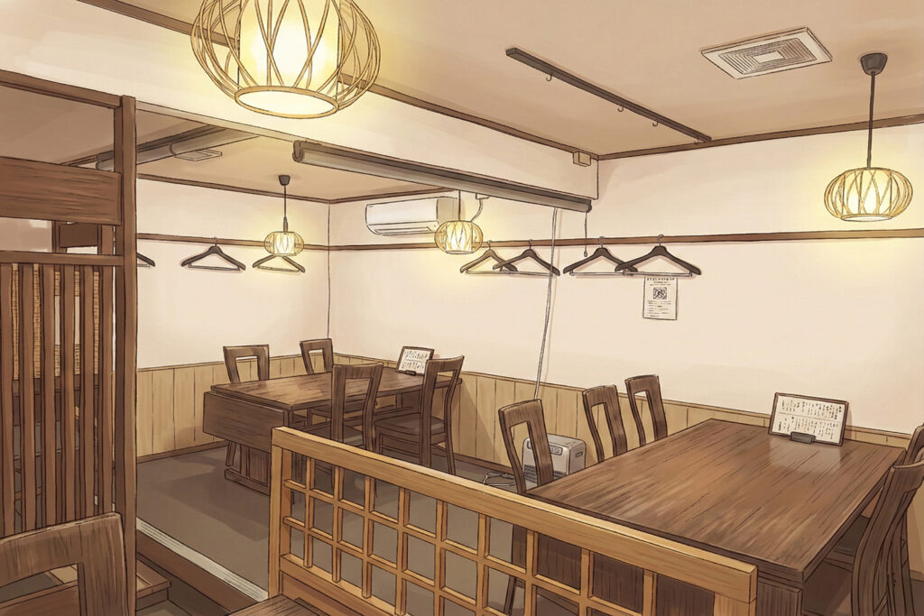 きせつ料理たく味-店内